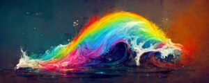 rainbow wave