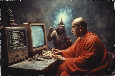 Monk coding with help from a genie